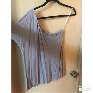 One shoulder blouse